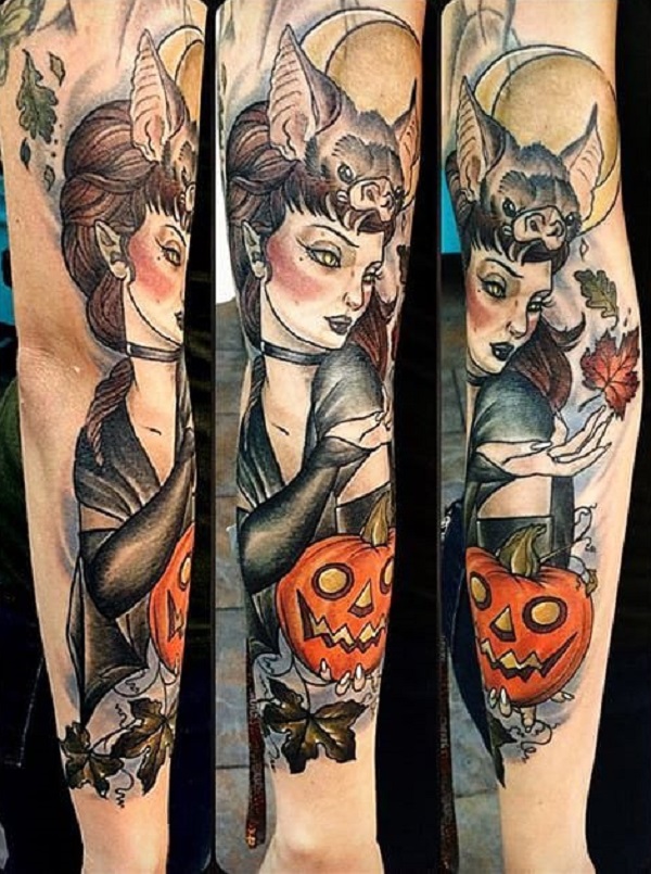 55 desenhos de tatuagem de Halloween » Tatuagens HD 55 desenhos de tatuagem de Halloween » Tatuagens HD