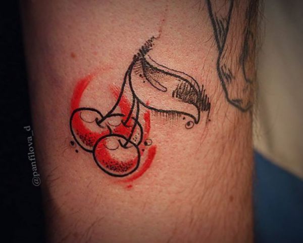Cherry Tattoo Significado dos motivos e designs legais » Tatuagens HD Cherry Tattoo Significado dos motivos e designs legais » Tatuagens HD