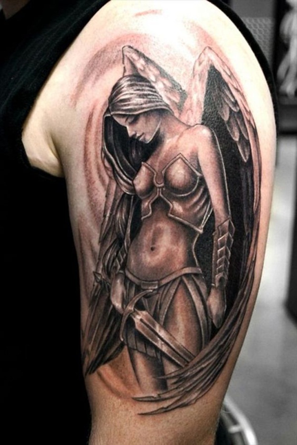 Tatuagem de anjo feminina 80 ideias para marcar a pele com estilo 75 melhores desenhos de tatuagem de anjo que vai fazer você se