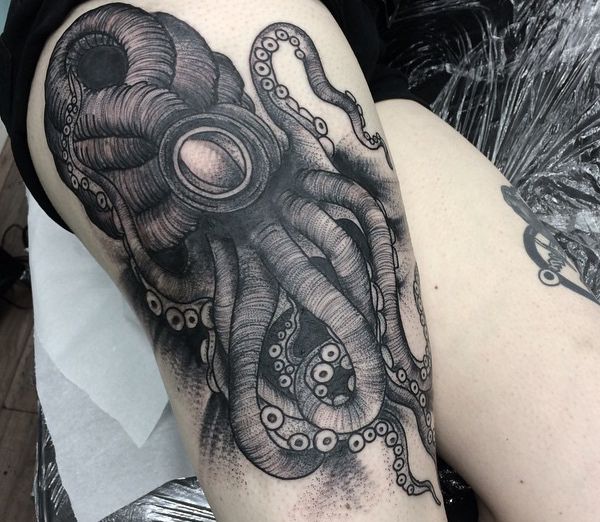 Pin de Hector De los Santos em tatoojr Tatuagem 3d, Tatuagem Polvos e tatuagens de lula e seu significado » Tatuagens HD