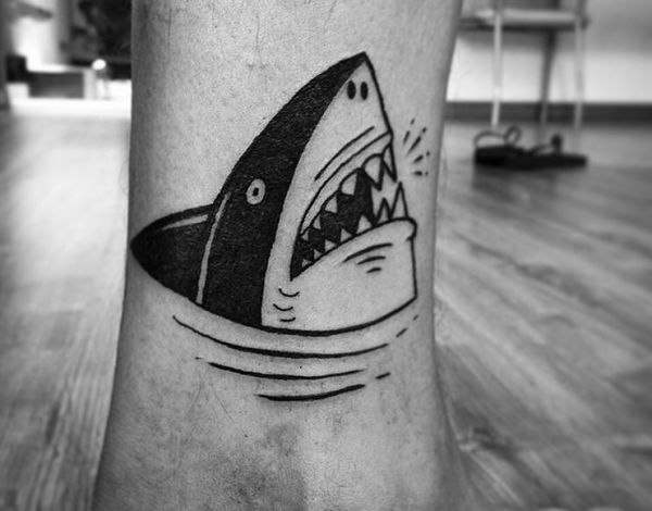 110 tatuagens de tubarões o significado) 12 Fantásticas tatuagens de tubarão e seus significados » Tatuagens HD