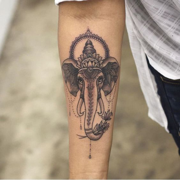 Novas Tatuagens De Elefantes 2018 » Tatuagens Hd 605_x_605_jpg