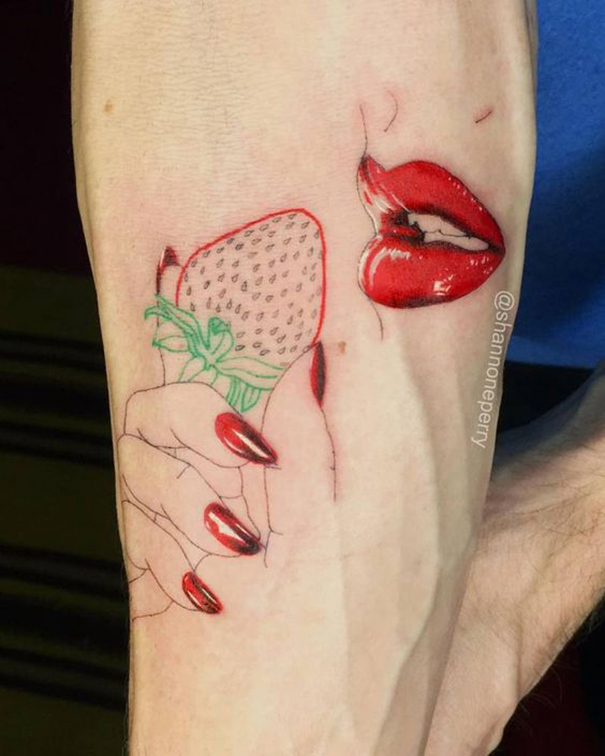 Tomates De Cereja, Mozzarella, Manjericão E Azeite No Branco Imagem de Tatuagens De Berry Sexy Para Mulheres » Tatuagens HD