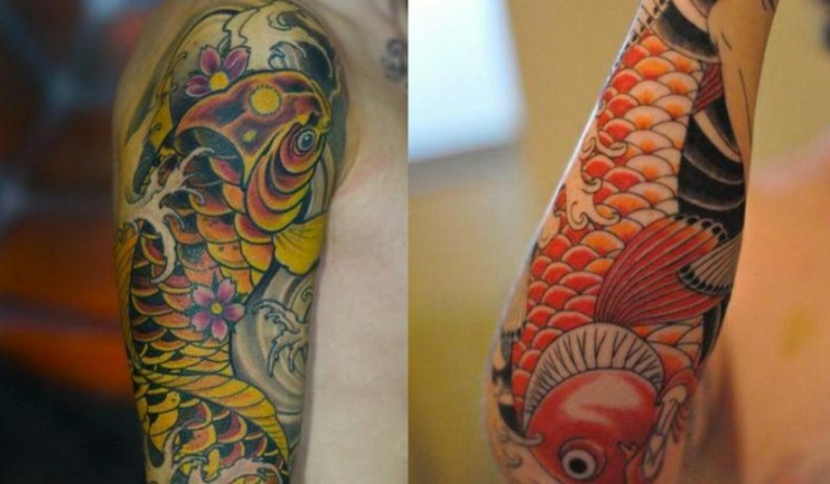 Tatuagem de Peixe Significado & 30 Ideias para se Inspirar Tatuagens de peixes Koi significado e desenhos originais » Tatuagens HD