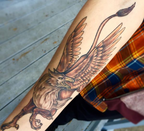 15 desenhos de tatuagem de grifo místico com significados » Tatuagens HD 15 desenhos de tatuagem de grifo místico com significados » Tatuagens HD