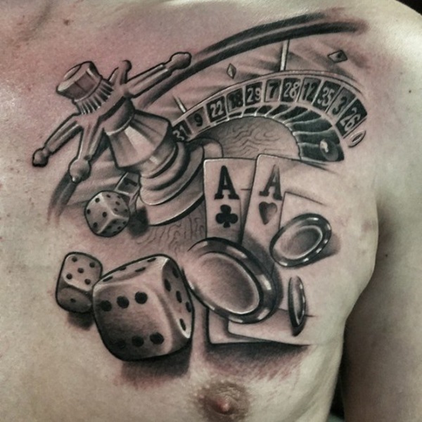 13+ Tatuagem Jogos De Azar Para Voce
