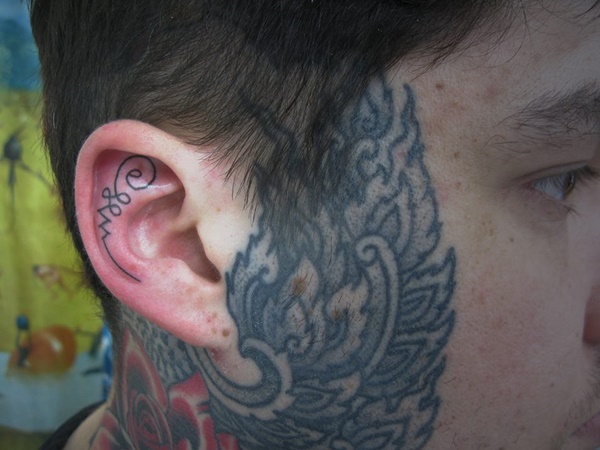 Tatuagem atrás da orelha 70 ideias diferentes para você se inspirar Ouça! 90 desenhos de tatuagem de orelha unisex » Tatuagens HD