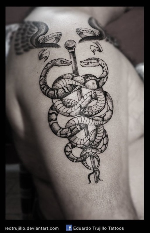 30 Hermes Tattoo Designs For Men Winged God Ink Ideas 35 desenhos de tatuagem de caduceu incrível para você todos » Tatuagens HD