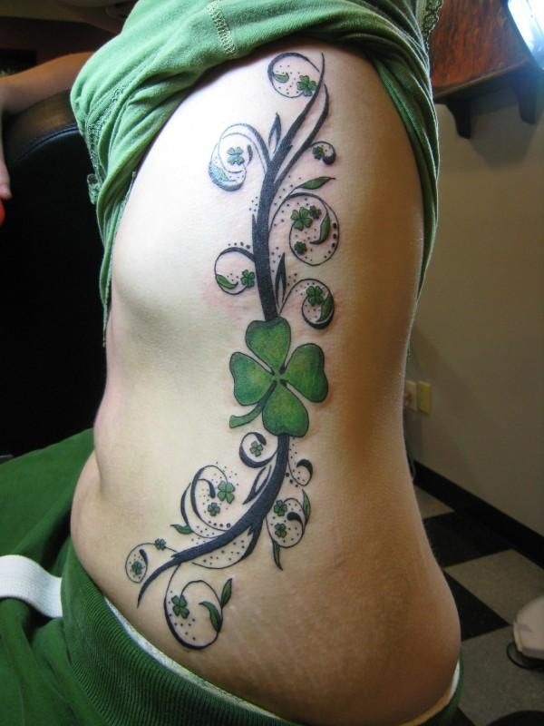 Trevo de 4 folhas Tatuagens, Tatuagem, Trevos tattoo 30 tatuagens de trevo de quatro folhas para tinta » Tatuagens HD