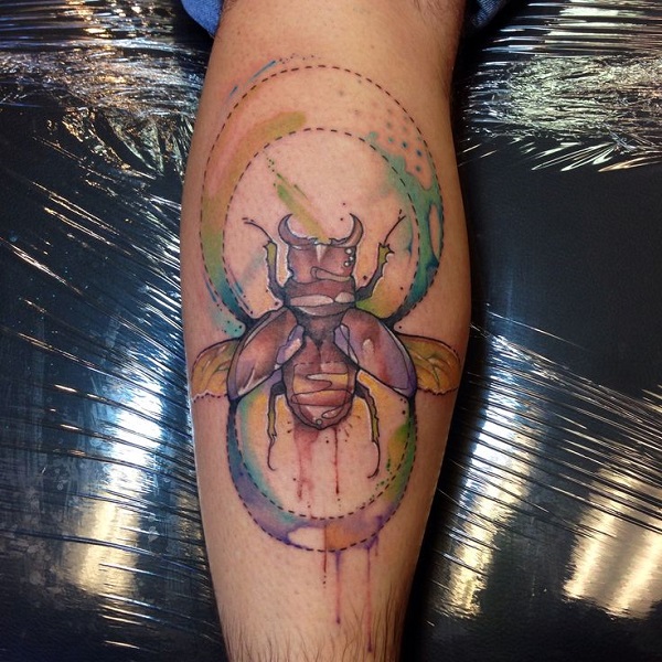 Idéia para Tatuagem de Escaravelho Tatuagens Pinterest Tatuagem 50 PROJETOS DE TATUAGEM DE BESOURO » Tatuagens HD