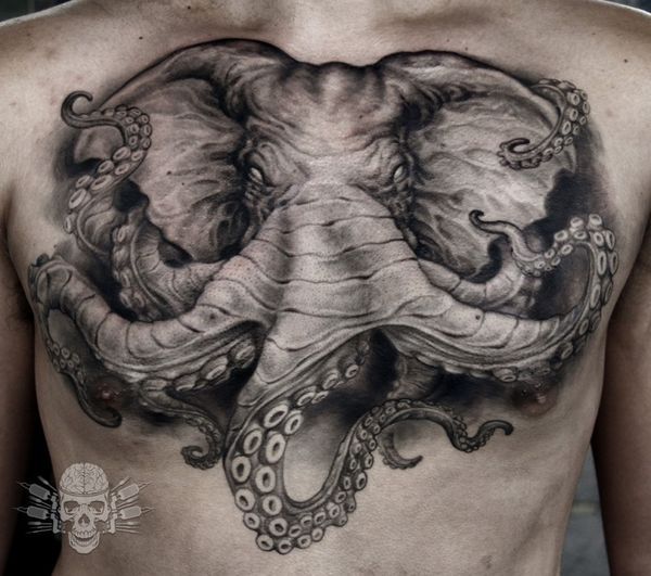 Tatuajes De Elefantes Que Significan Con Lindos Diseños | Tatuajeclub.com 531_x_600_jpg