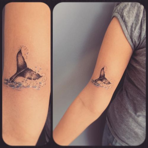 Increíbles ideas para el tatuaje de ballenas —