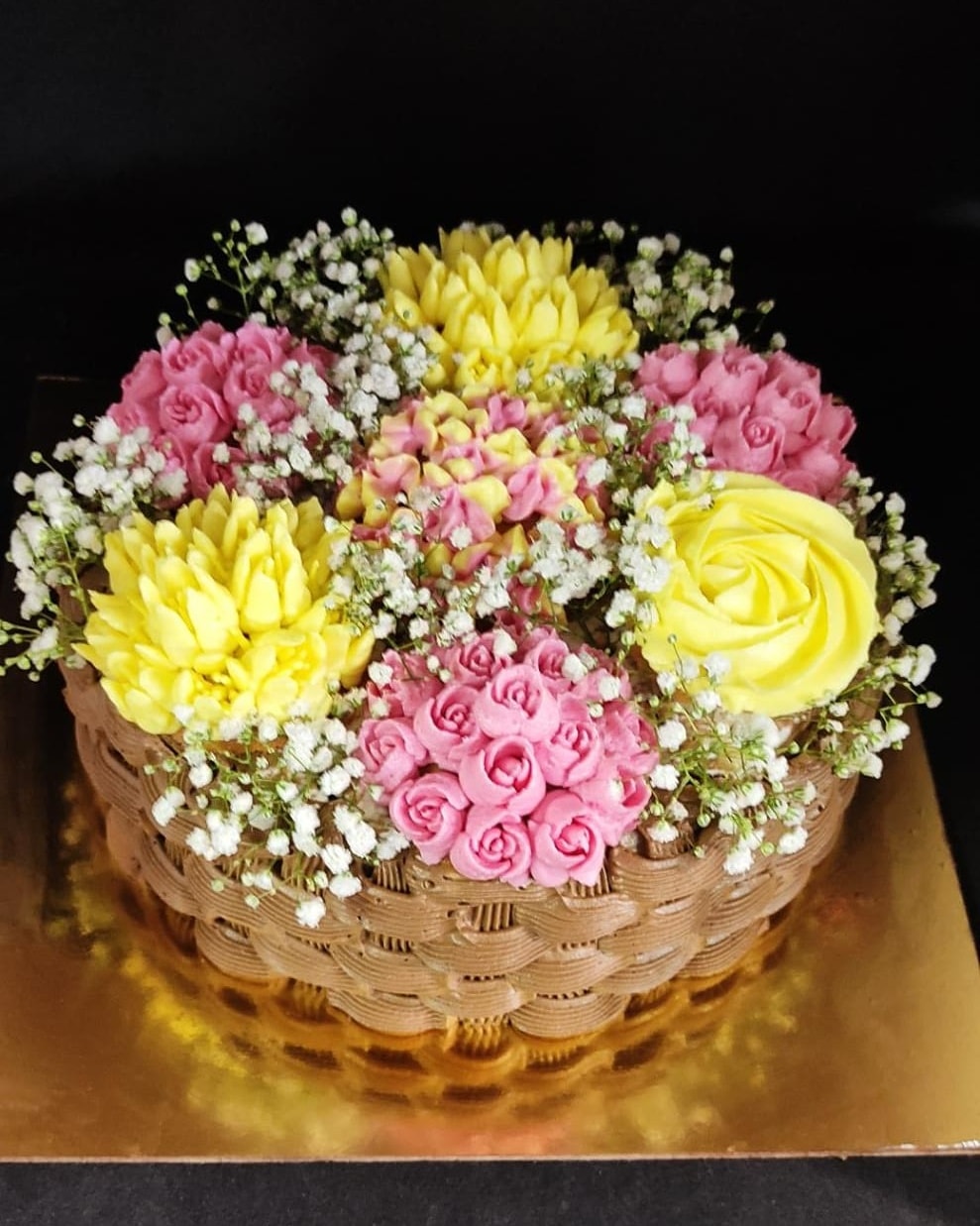 Flower Basket Cake » Taubys Home Bakery, Nagpur