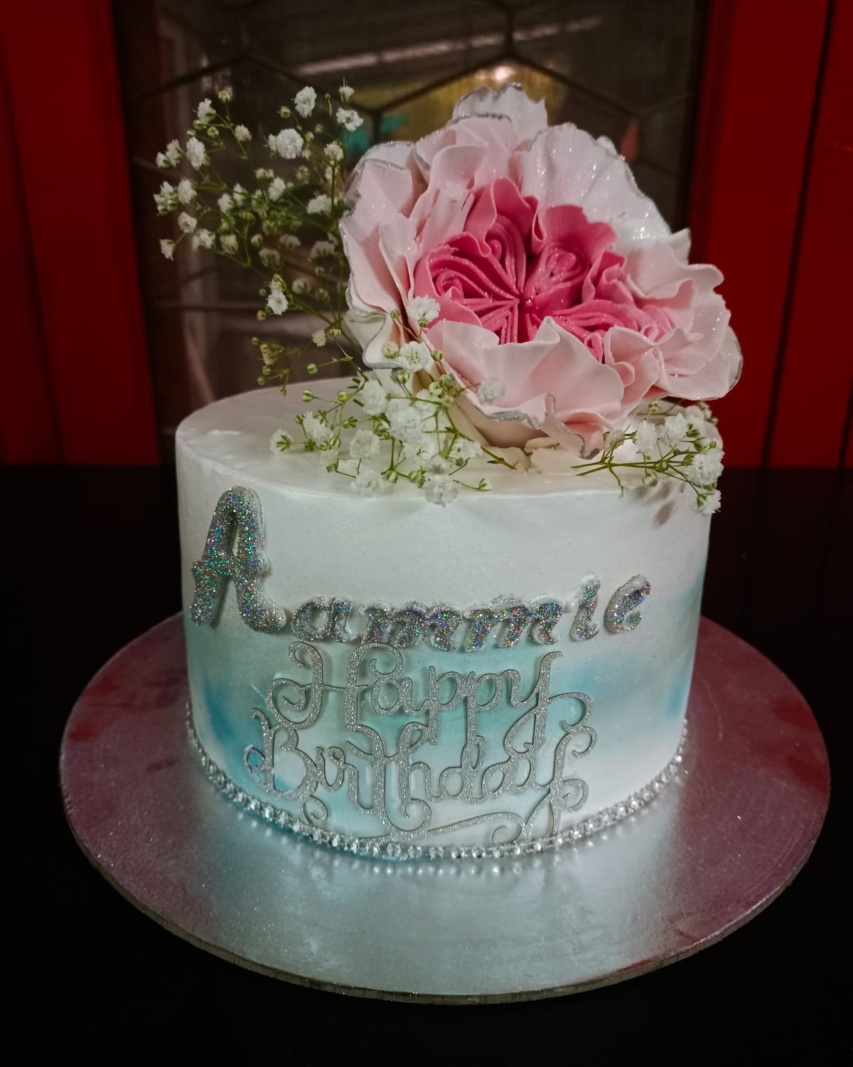 Flower Anniversary Cake » Taubys Home Bakery, Nagpur