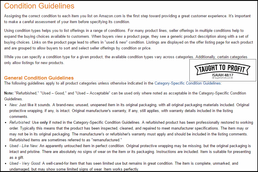Amazon Condition Guidelines Most Sellers Get This Wrong Amazon Condition Guidelines Most Sellers Get This Wrong