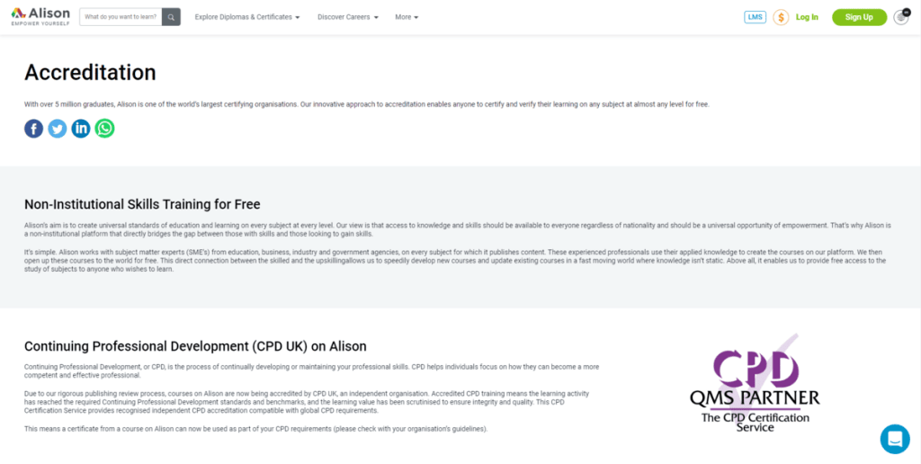 Is Alison Accredited In The USA? Are Alison Courses Accredited?