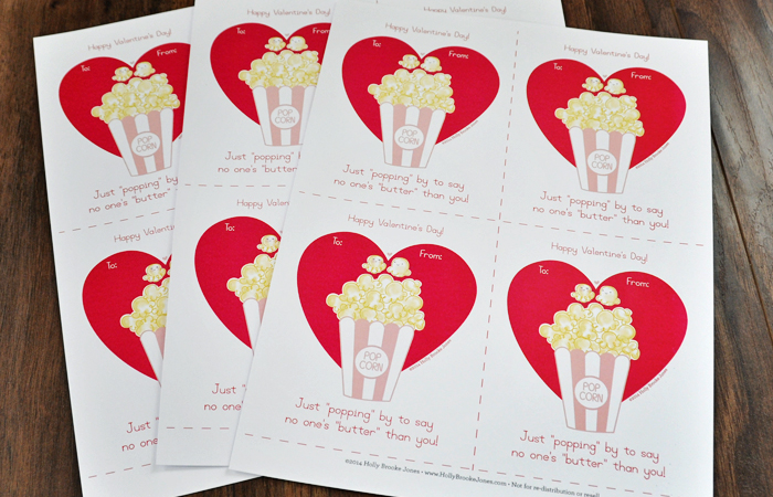 Valentines Day Printable With Adorable Saying