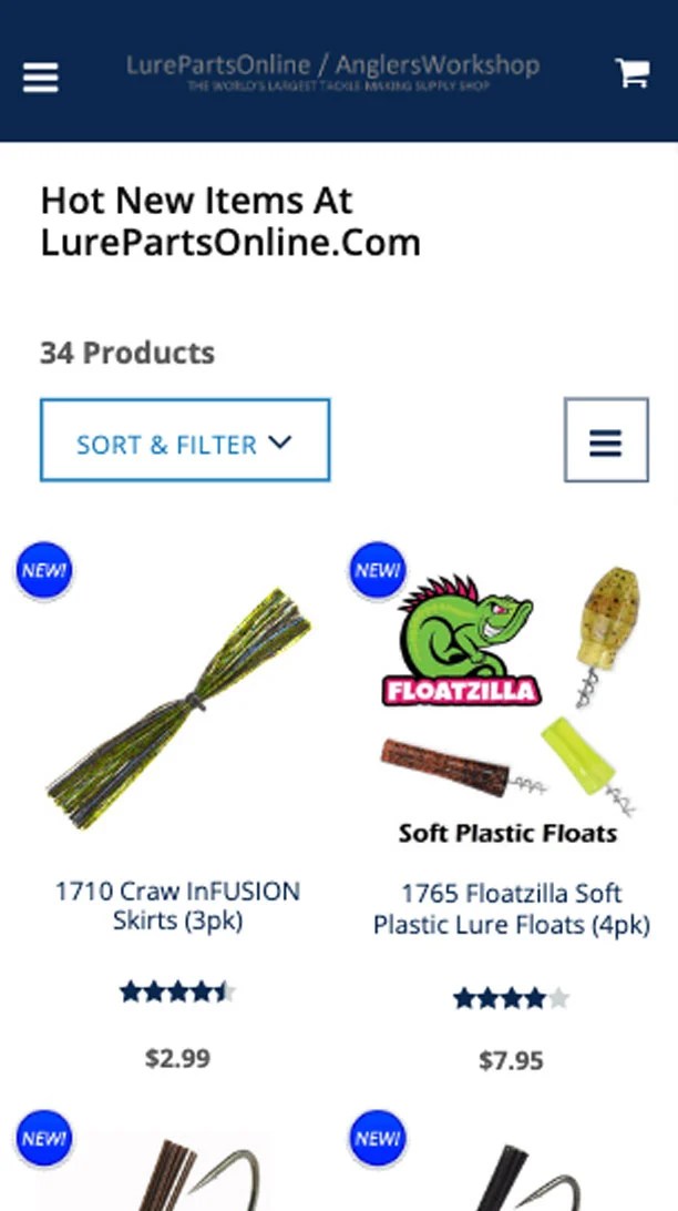 Lure Parts Online Tavano Team