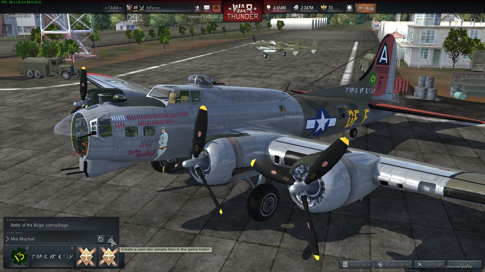 Post your favorite skin! TAW The Art of Warfare Premier Online