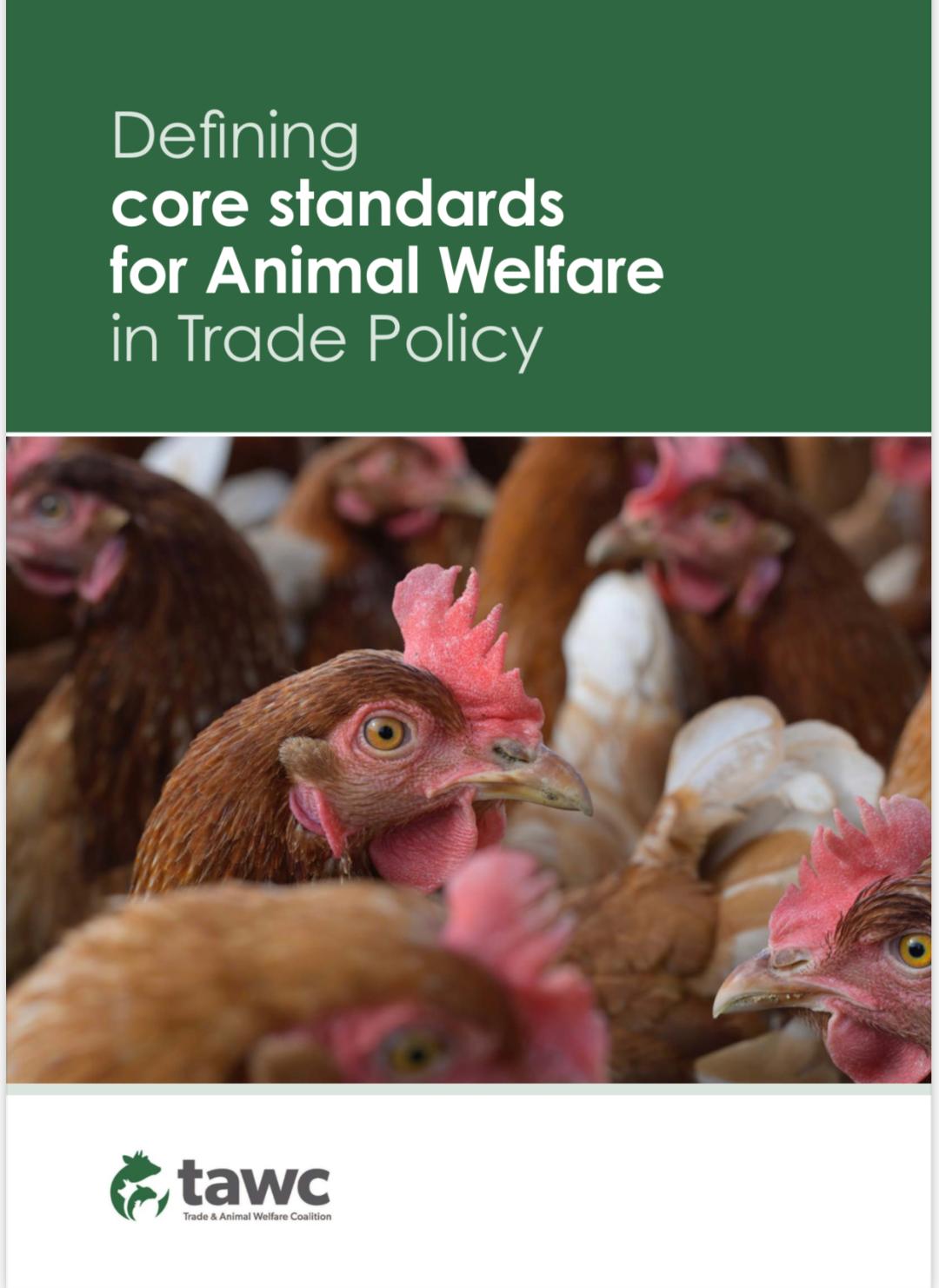 Core Standards for Animal Welfare Trade Animal Welfare Coalition
