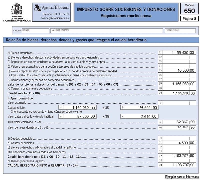 Arv och gåva Spanish Taxes explained