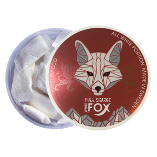 White Fox Full Charge Nicotine Pouches Free Shipping