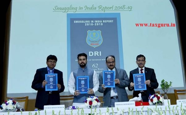 Shri Thakur also released Smuggling in India Report 2018