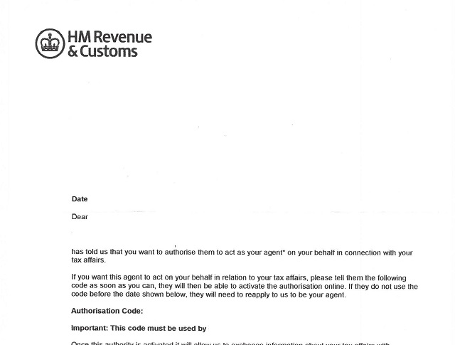 HMRC agent authorisation