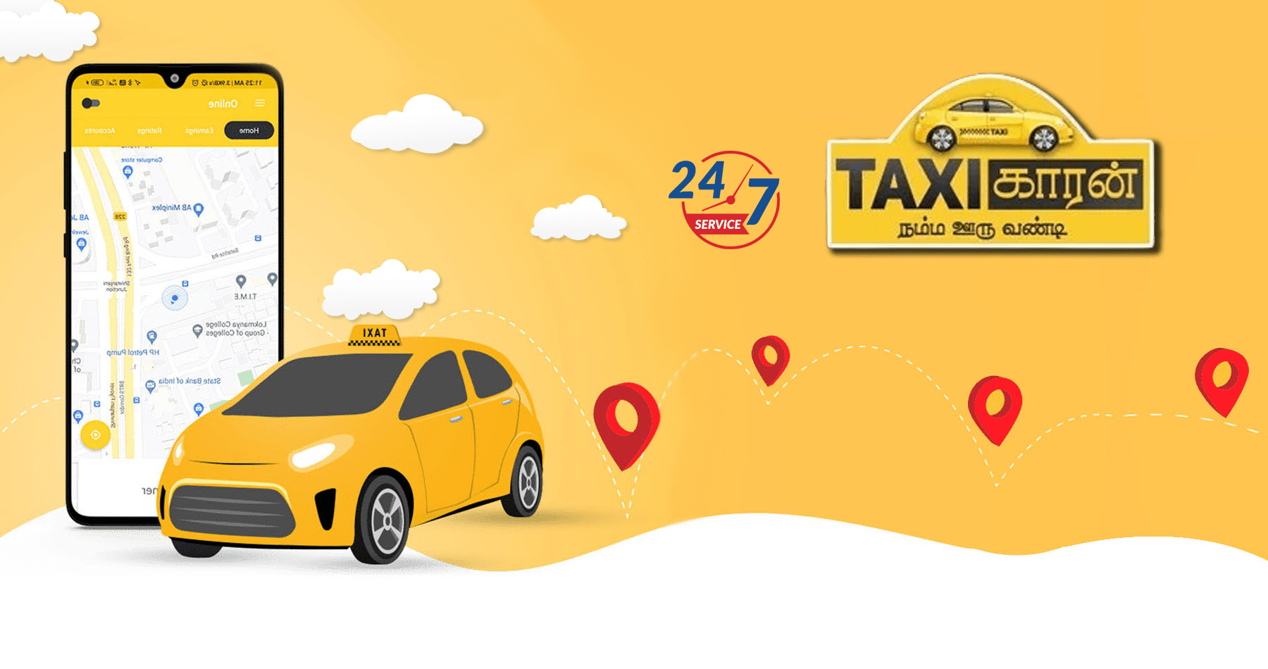 Taxikaran Cabs in Salem Car Hire Salem Car Rental Salem Safe Drive