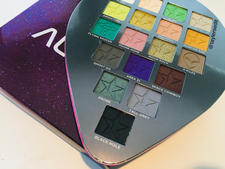 Jeffree Star Cosmetics Alien Eyeshadow Palette Review and Swatches! Tayler's Edit