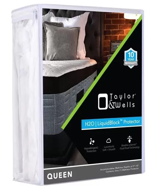 Mattress Protectors Taylor & Wells High Quality, Made in USA