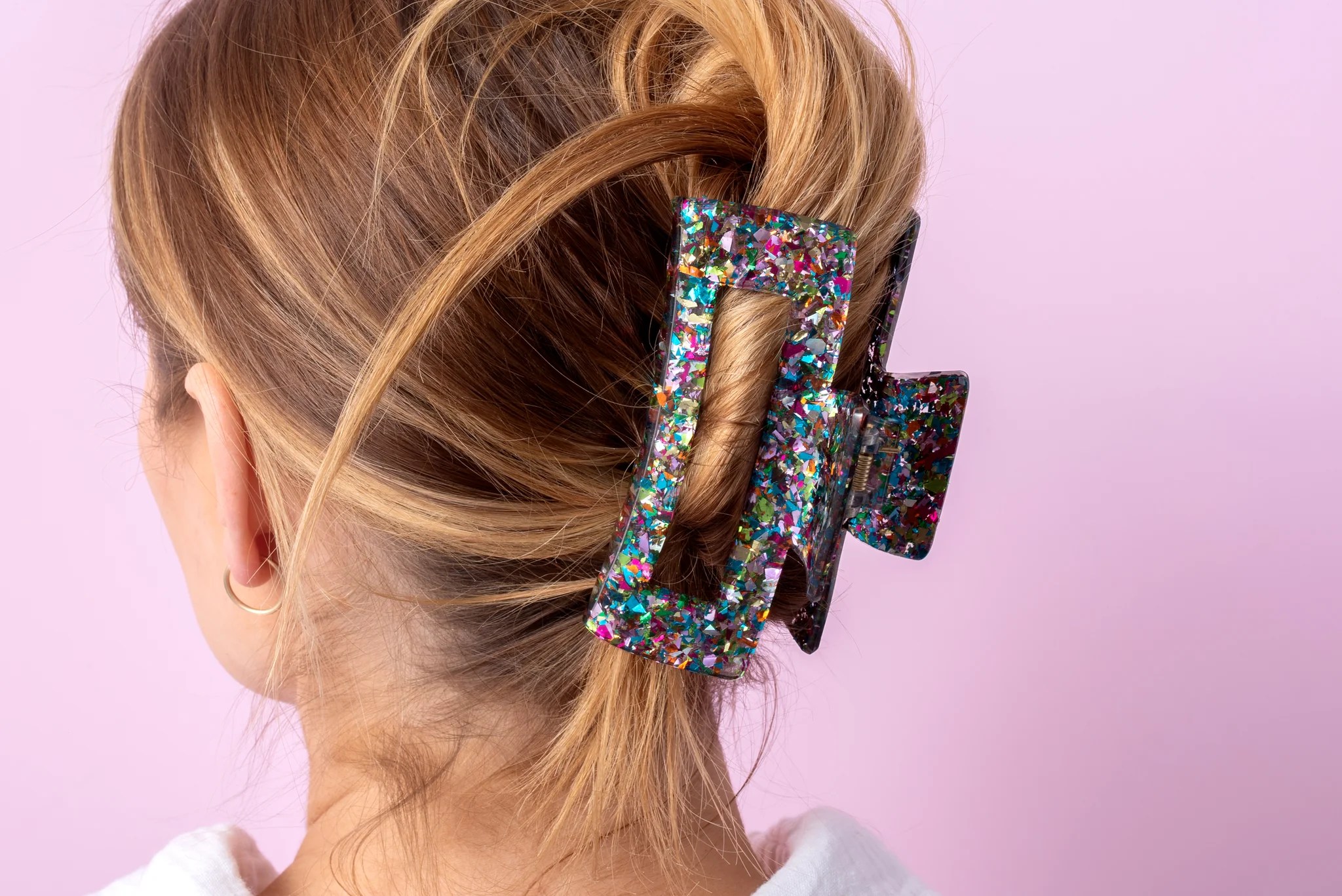 Colorful Confetti Claw Clip Hair Accessories Gift Idea