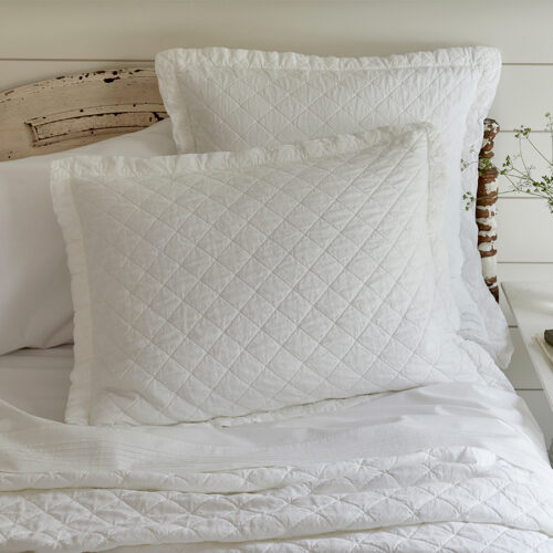 Salt River White Matelasse Taylor Linens
