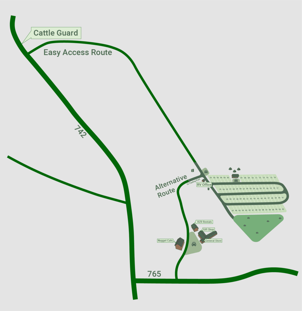 RV Part for Parking Vehicles Taylor Park Trading Post