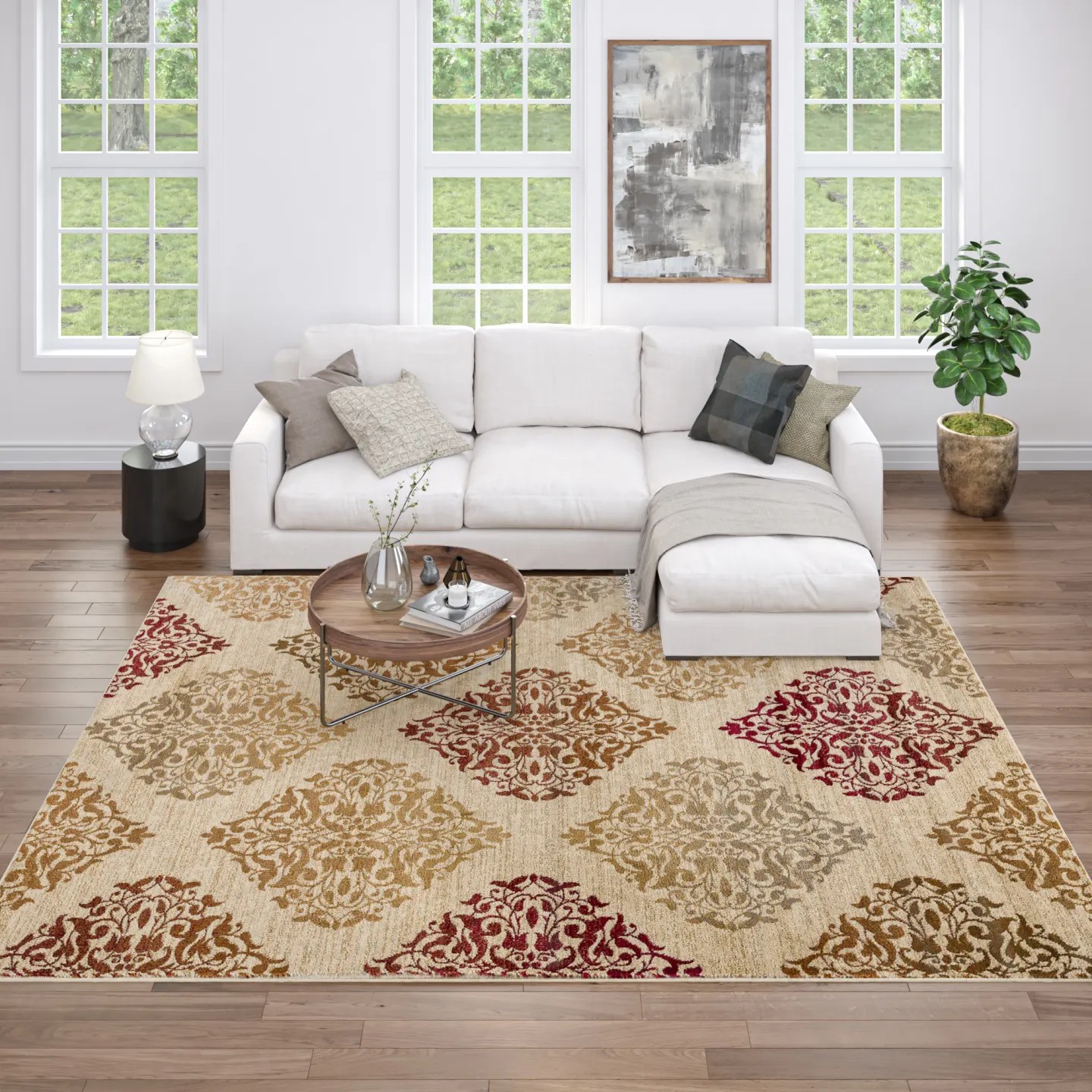 IMP7822 Beige TAYSE RUGS Area Rug Wholesaler and Distributor