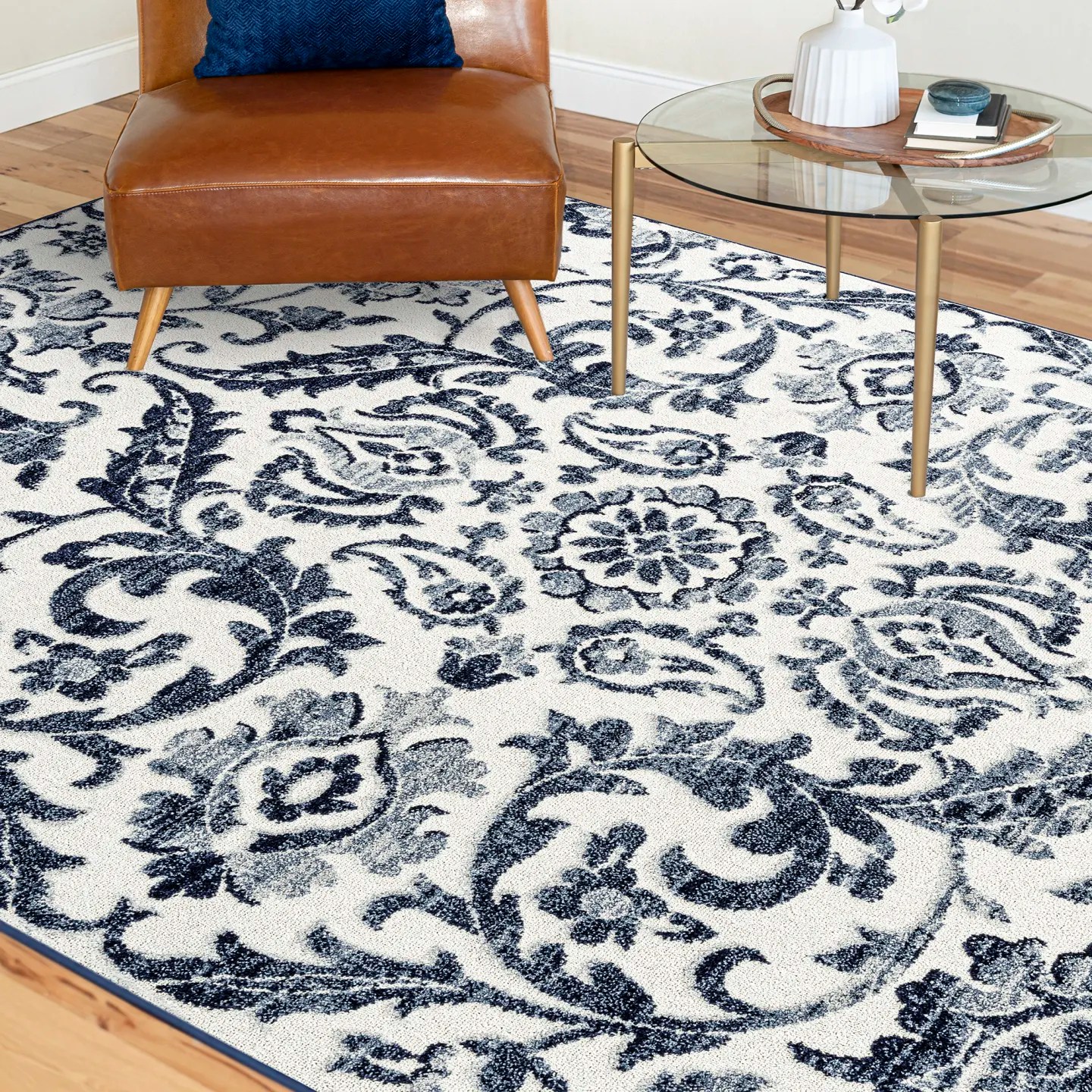 MAY1407 Navy TAYSE RUGS Area Rug Wholesaler and Distributor