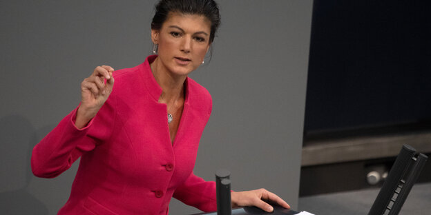 Die Linke, Wagenknecht und Migration Ein bisschen Frieden taz.de