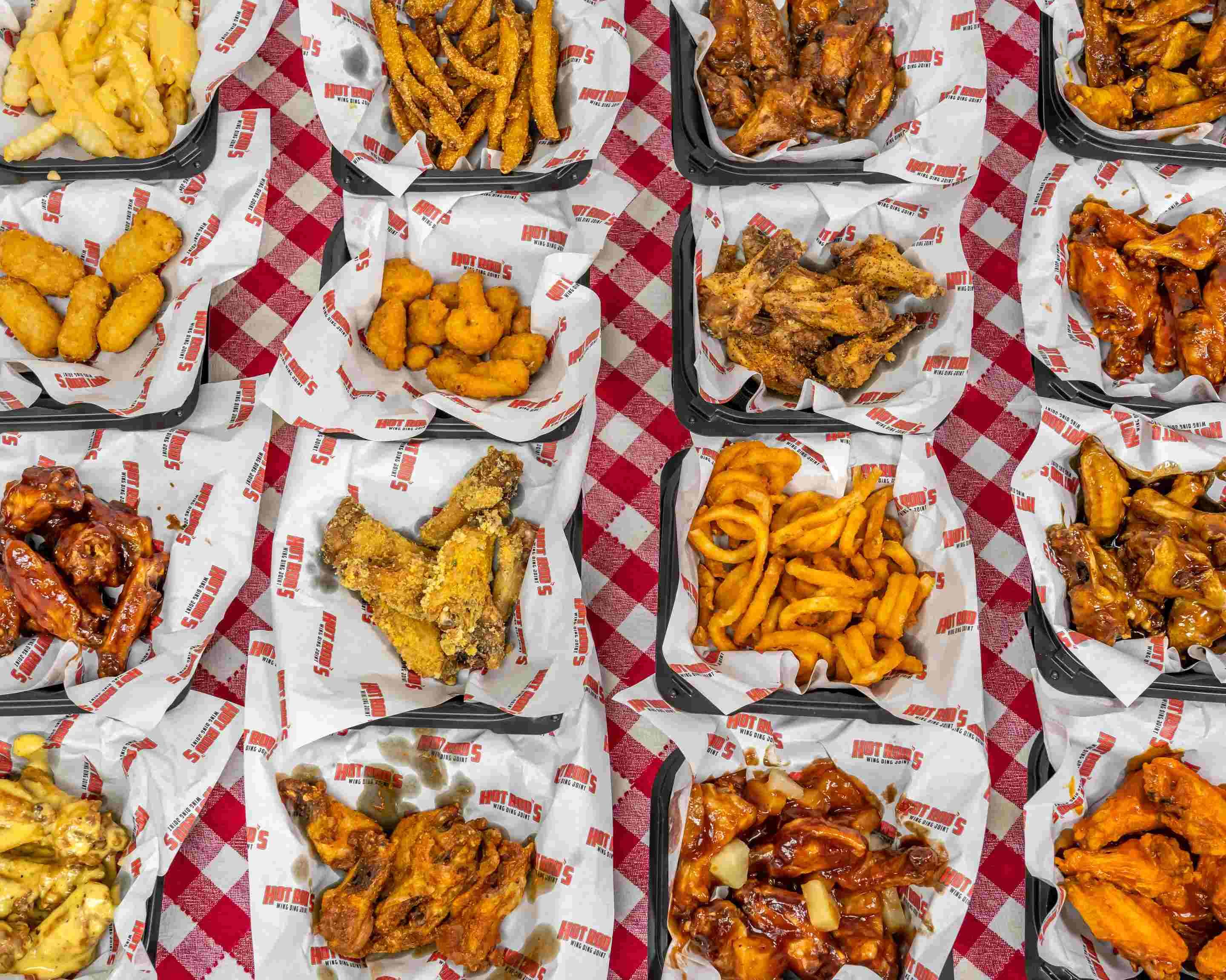 Order Hot Rod's Wing Ding Joint Delivery【Menu & Prices】 16224 West 7
