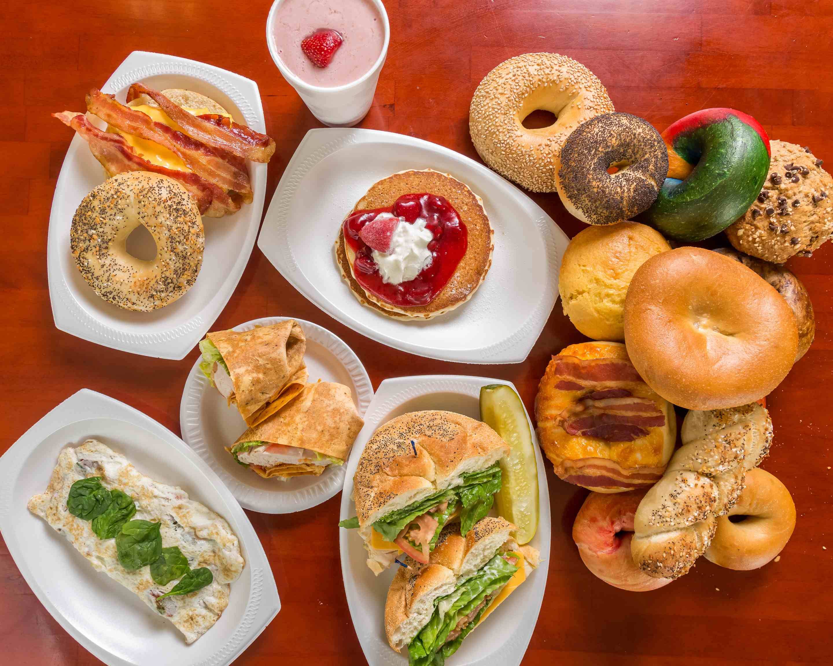 Order Plaza Bagel & Deli Menu Delivery【Menu & Prices】 New York Uber Eats