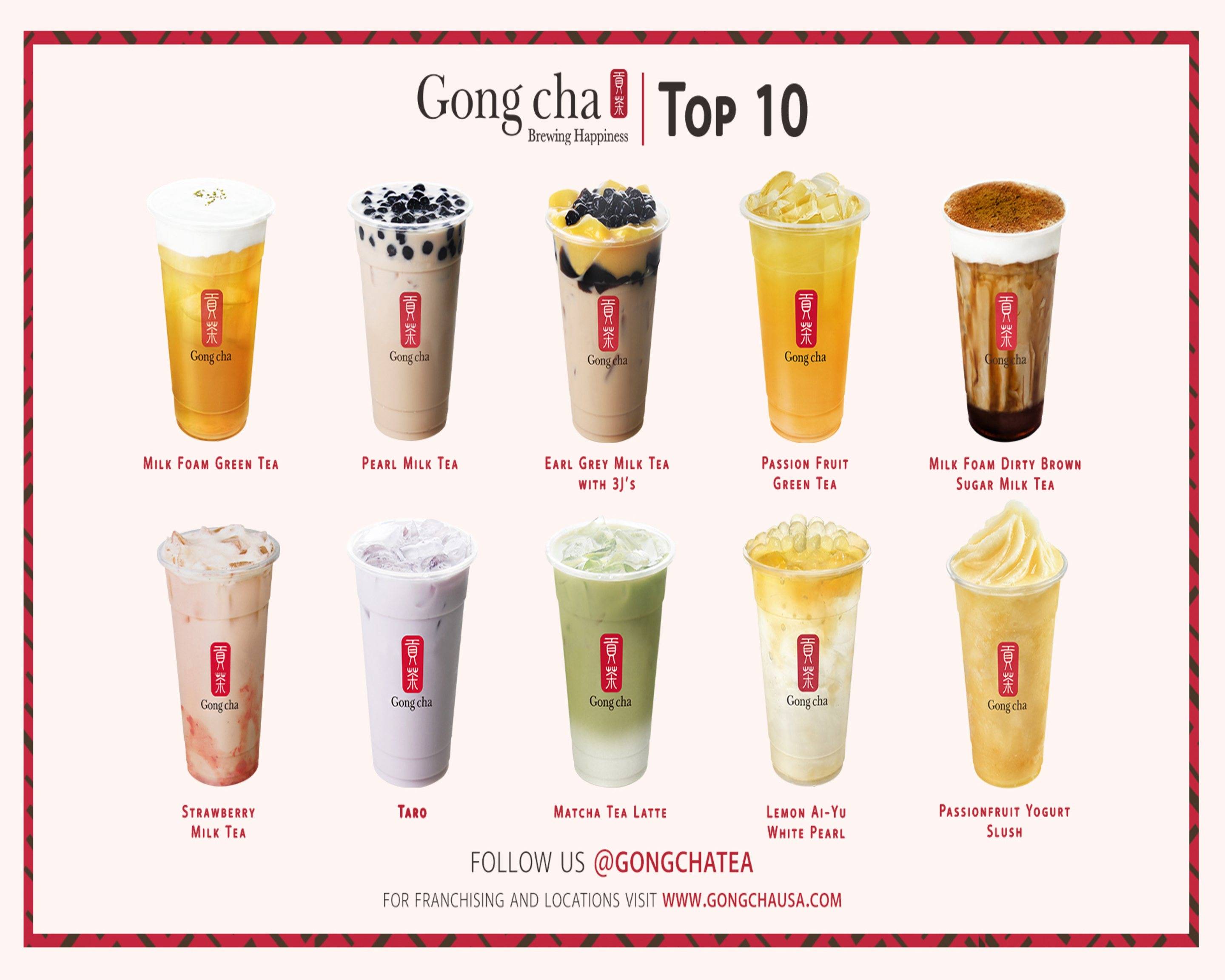 Gong cha (9105 W Sam Houston Pkwy N) Menu Houston • Order Gong cha
