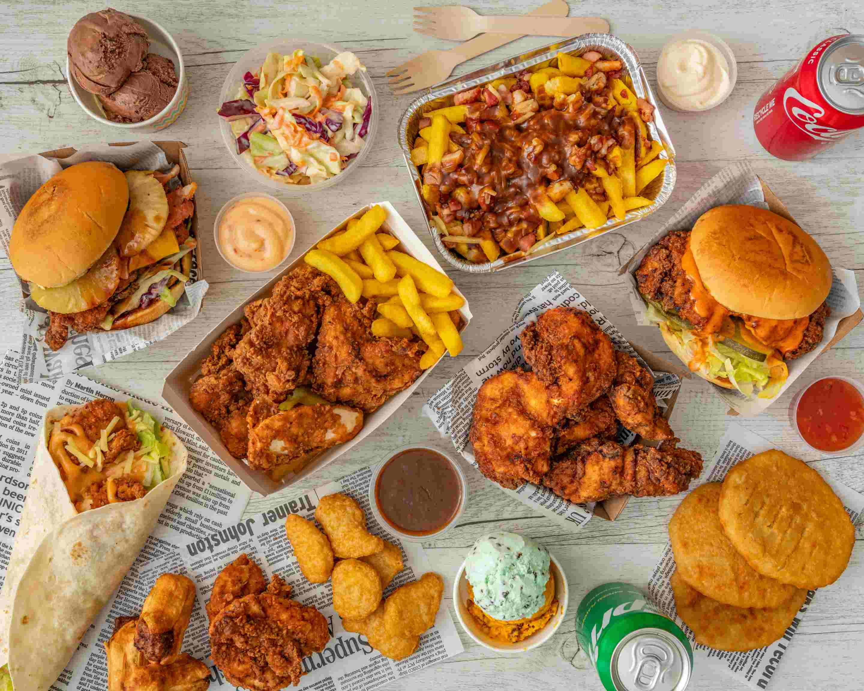 The Ranch Southern Fried Chicken Restaurant Menu Takeout in Geelong Delivery Menu & Prices