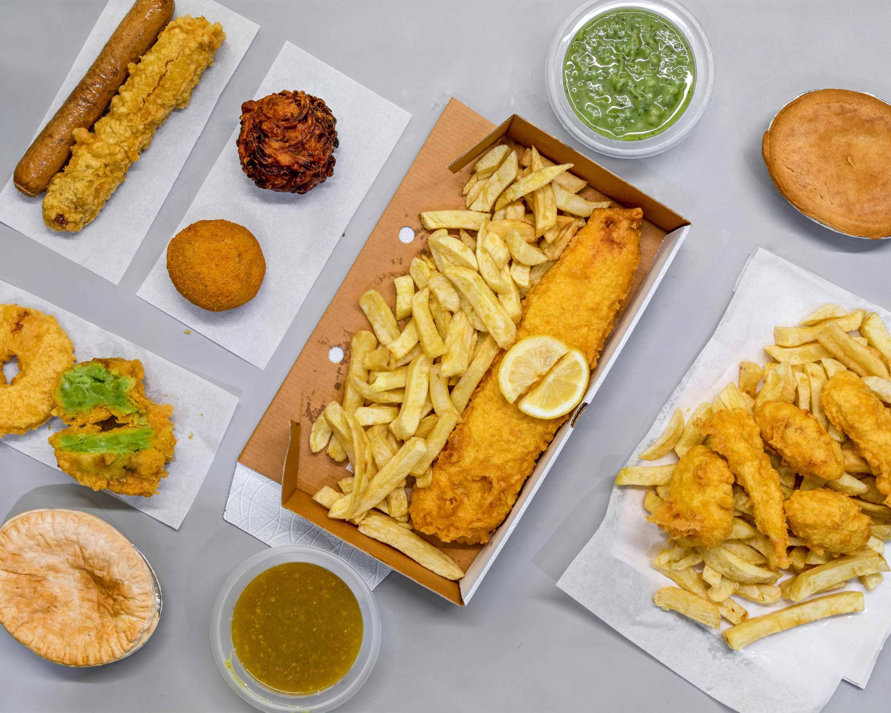 Top Deck Fish & Chips Menu Takeaway in Cardiff Delivery Menu