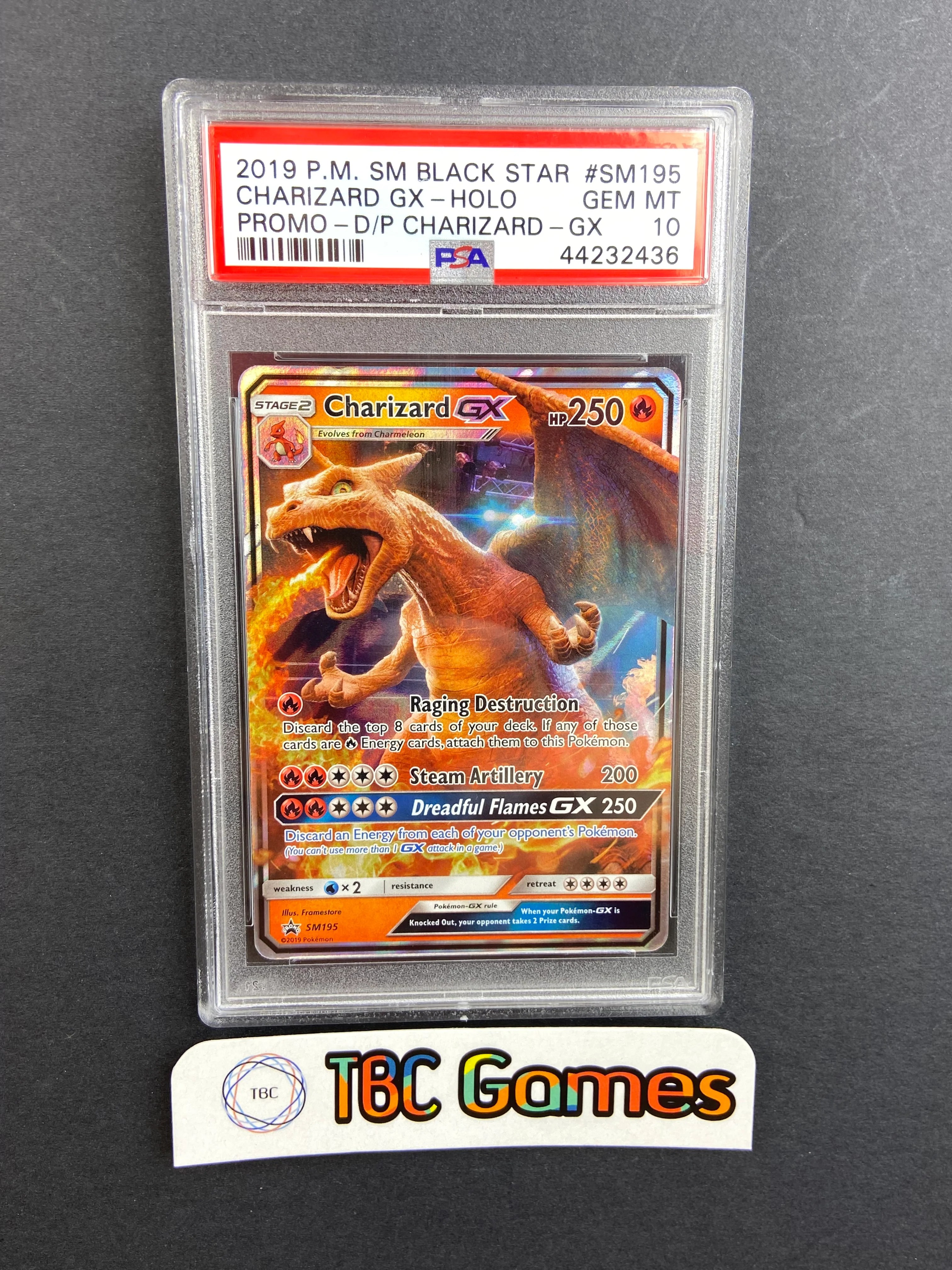 Charizard GX Detective Pikachu SM195 PSA 10 TBC Games