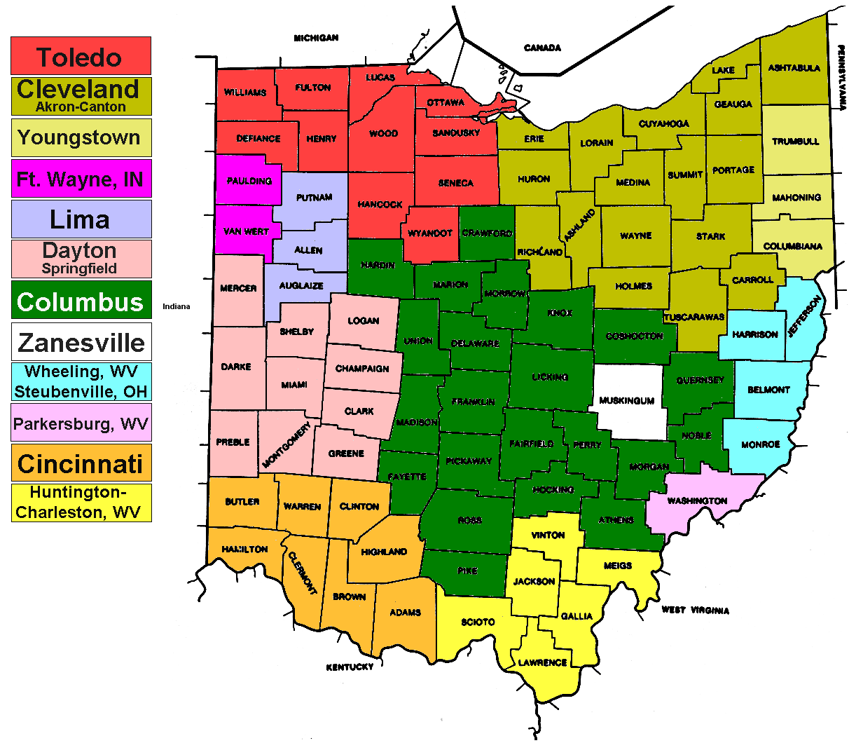 TV Market Maps