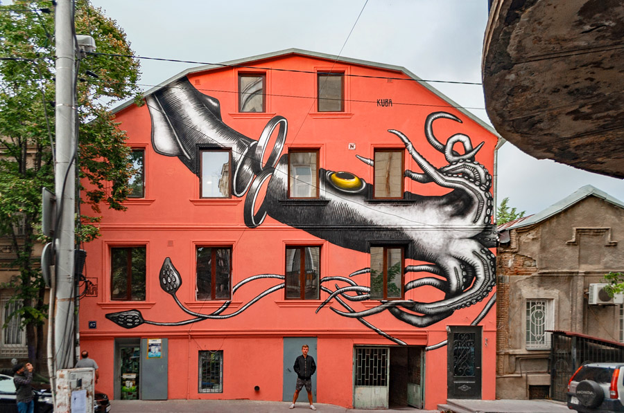 Niko Street Art Movement TBILISI LOCAL GUIDE Mural in