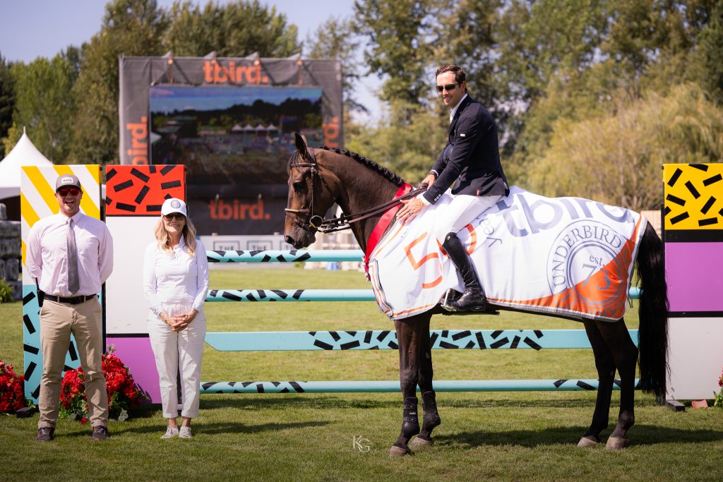 Field Chases Chawke in Diamond Valley Ranch U10 Young Horse 1.35m Tbird