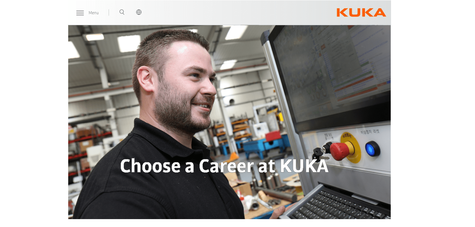 KUKA careers web copy & concept TB Marketing Ltd Once It Was A