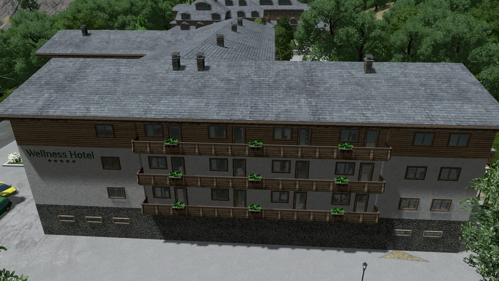 Cities Skylines Wellnes Hotel Модсообщество TBMods.ru
