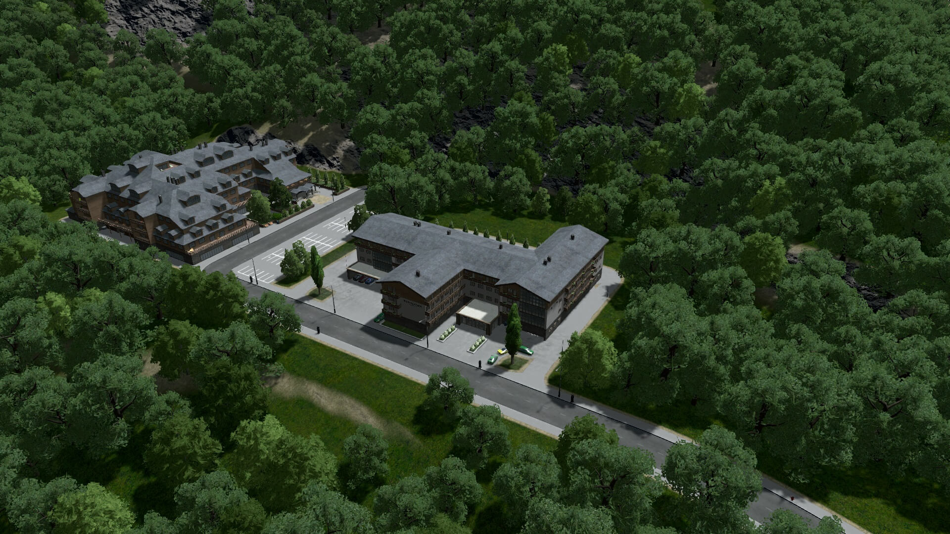Cities Skylines Wellnes Hotel Модсообщество TBMods.ru