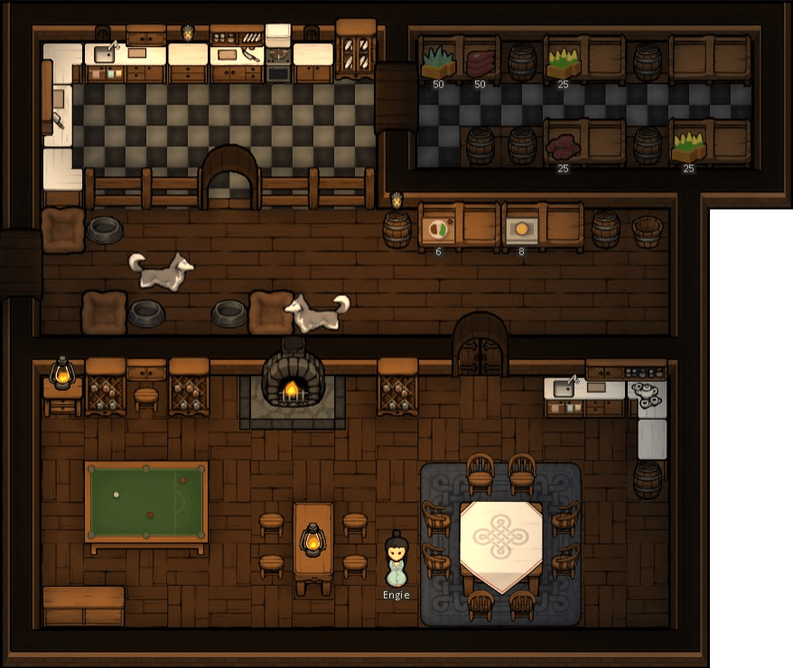 Rimworld Gloomy Extra Kitchen Модсообщество TBMods.ru